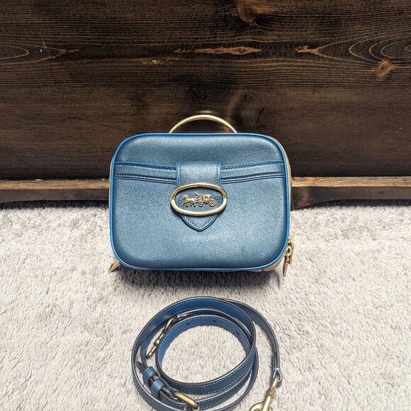Riley lunchbox bag in colorblock sale